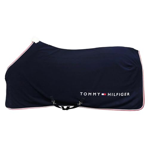 Tommy Hilfiger Equestrian Abschwitzdecke Fleece Desert Sky, Größe:155 cm, Farbe:Desert Sky von Tommy Hilfiger