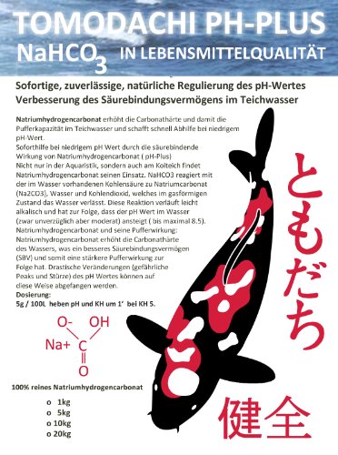 Tomodachi pH-Plus Natron, Natriumbicarbonat, Natriumhydrogencarbonat in Lebensmittelqualität, 5kg von Tomodachi