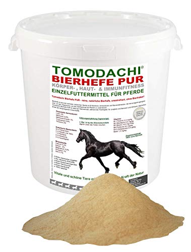 Bierhefe Pferd, Naturprodukt für Haut und Fell, reich an Vitaminen, Mineralien, Aminosäuren, unterstützt Darmflora, Appetit und Verdauung, schöne Haut, festes Hufhorn, Fellglanz, Reine Bierhefe 1kg Bierhefe Pferd, Naturprodukt für Haut und Fell, reich an Vitaminen, Mineralien, Aminosäuren, unterstützt Darmflora, Appetit und Verdauung, schöne Haut, festes Hufhorn, Fellglanz, Reine Bierhefe 1kg von Tomodachi