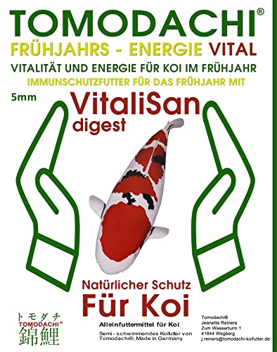 Frühjahrsfutter für Koi Sinkfutter antibakterielles Koifutter mit Monoglyceriden und Astax Farbschutz Energiefutter für Koi im Frühjahr mit Immunschutz 6mm 15kg Frühjahrsfutter für Koi Sinkfutter antibakterielles Koifutter mit Monoglyceriden und Astax Farbschutz Energiefutter für Koi im Frühjahr mit Immunschutz 6mm 15kg von Tomodachi