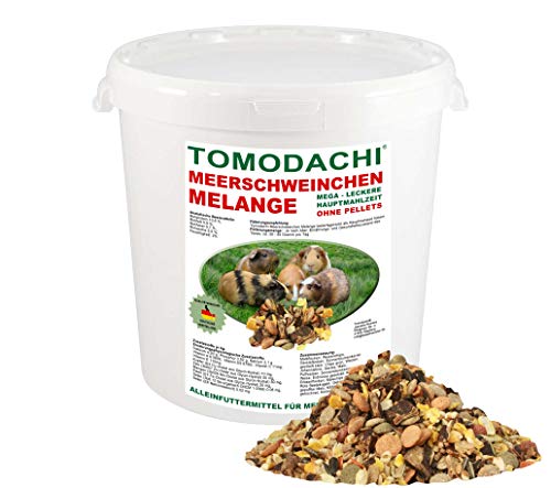 Tomodachi Meerschweinchenfutter, Nager Futter ohne Pellets 5kg Eimer von Tomodachi