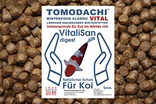 Winterfutter Koi Sinkfutter Gesundheitsfutter für Koi antibakterielles Koifutter mit Monoglyceriden Energiefutter für Koi im Winter 5mm 1kg Winterfutter Koi Sinkfutter Gesundheitsfutter für Koi antibakterielles Koifutter mit Monoglyceriden Energiefutter für Koi im Winter 5mm 1kg von Tomodachi