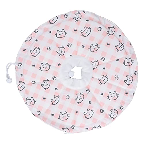 Cat -Cone -Kragen einstellbar atmungsable Verhindern Sie das Licking Pet nach der Erholungskragen für Kätzchen Katze (Blau (s)) von Tomotato
