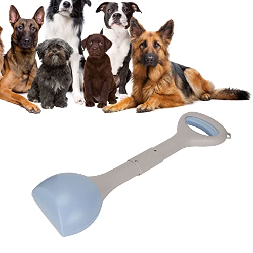 Hund Poop Scooper, Faltbare Picker Poop -Sammler mit langem ergonomischem Griff, große Kapazität Hund Clip Toilettenschaufel Katzen -Toiletten Haustiere für große Hunde, kleine (L) von Tomotato