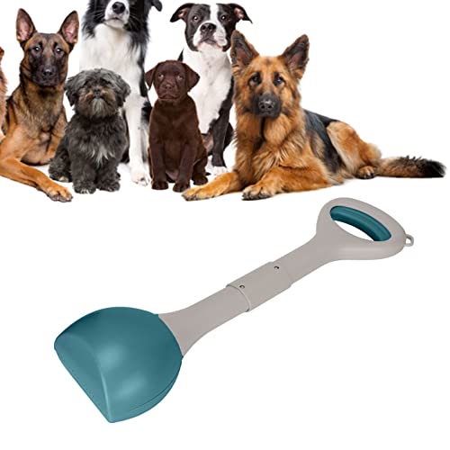 Hund Poop Scooper, Faltbare Picker Poop -Sammler mit langem ergonomischem Griff, große Kapazität Hund Clip Toilettenschaufel Katzen -Toiletten Haustiere für große Hunde, kleine (L) von Tomotato