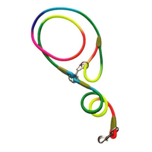 Nylon Hundeleine, Hundetraining Leine mit Reflektierenden Stichen Einstellbarer Crossbody Haustiere Leine für Kleine Mittelgroße Hunde (A) von Tomotato