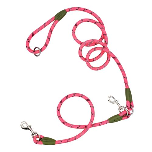 Nylon Hundeleine, Hundetraining Leine mit Reflektierenden Stichen Einstellbarer Crossbody Haustiere Leine für Kleine Mittelgroße Hunde (A) von Tomotato
