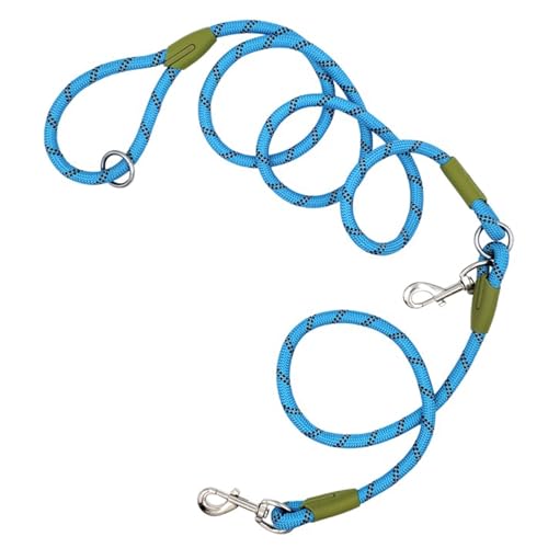 Nylon Hundeleine, Hundetraining Leine mit Reflektierenden Stichen Einstellbarer Crossbody Haustiere Leine für Kleine Mittelgroße Hunde (A) von Tomotato