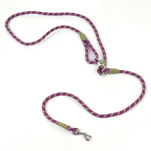 Nylon Hundeleine, Hundetraining Leine mit Reflektierenden Stichen Einstellbarer Crossbody Haustiere Leine für Kleine Mittelgroße Hunde (A) von Tomotato