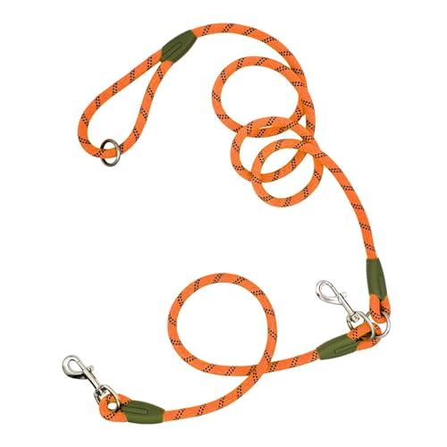 Nylon Hundeleine, Hundetraining Leine mit Reflektierenden Stichen Einstellbarer Crossbody Haustiere Leine für Kleine Mittelgroße Hunde (A) von Tomotato