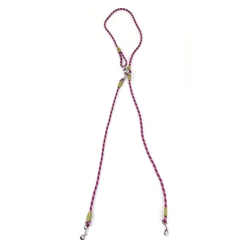 Nylon Hundeleine, Hundetraining Leine mit Reflektierenden Stichen Einstellbarer Crossbody Haustiere Leine für Kleine Mittelgroße Hunde (B) von Tomotato