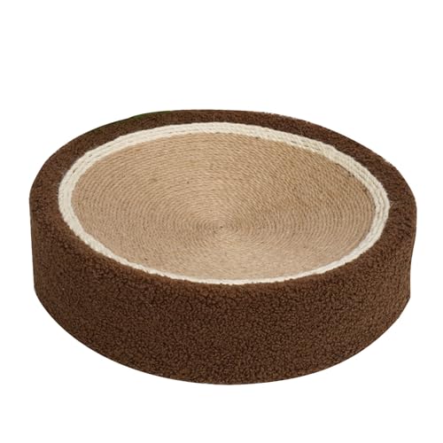 Runde Kratzschale für Katzen, bequemes Sisal, langlebiges Katzenkratzbett für Unterhaltung, Ruhe, Lounge, Haustierbett, Möbelschutz Runde Kratzschale für Katzen, bequemes Sisal, langlebiges Katzenkratzbett für Unterhaltung, Ruhe, Lounge, Haustierbett, Möbelschutz von Tomotato