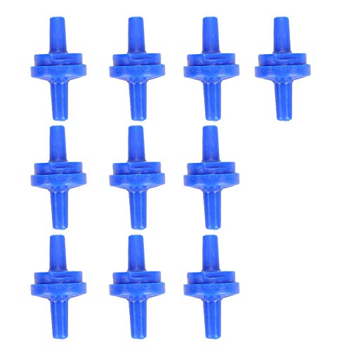 Tomotato 10 Stück Aquarium Luftpumpe Rückschlag Ventile, Nicht Rücklauf Fisch Tank Luftpumpe Rückschlag Ventil für 4mm Durchmesser Schlauch von Tomotato