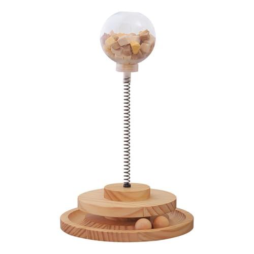 Tomotato Haustier-Spielzeug-Leckerli-Spender, interaktives Katzenfutter-Spielzeug, langsamer Futterspender, Haustier-Futterspender für interaktives Kätzchen-Haustier-Training Tomotato Haustier-Spielzeug-Leckerli-Spender, interaktives Katzenfutter-Spielzeug, langsamer Futterspender, Haustier-Futterspender für interaktives Kätzchen-Haustier-Training von Tomotato
