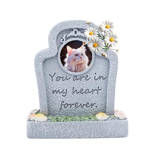 Tomotato Pet Memorial Stones Harzsteine ​​für Gräbermarkierungen Grabstein für Ihr Zuhause oder Ihren Outdoor -Garten (ewig) von Tomotato