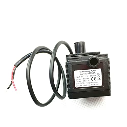 Tomotato Tauchpumpe, DC 12V Geräuscharme Bürstenlose Mini Brunnen Wasserpumpe für Aquarium Aquarien Tomotato Tauchpumpe, DC 12V Geräuscharme Bürstenlose Mini Brunnen Wasserpumpe für Aquarium Aquarien von Tomotato