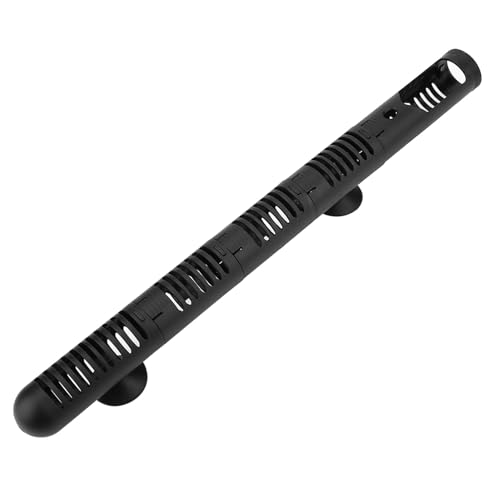 Tomvorks Aquarium Fischtankheizung Schutzhülle Abnehmbare Abdeckung Saugnäpfe Schwarz #1#2#3#4 (Nr. 3 Schutzabdeckung 36,5 cm lang) von Tomvorks