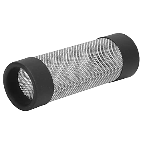 Tomvorks Aquariumfilter, Edelstahlgeflecht, Schutzhülle für Fische, Garnelen, Süßwasser-Meeresbecken (Innendurchmesser 12 mm) von Tomvorks