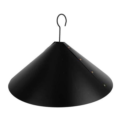 Tomvorks Eichhörnchen-Flapper, Professionelles PVC, Verhindert Eichhörnchen-Vogelschutz, Schwarz (Schraubenausführung (PVC-Material, mit Haken)) von Tomvorks