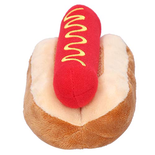 Tomvorks Weiche Plüsch -Hot -Dog -Spielzeug -Abnehmbarer Soundpuppe für Haustiere 14x8x7cm Tomvorks Weiche Plüsch -Hot -Dog -Spielzeug -Abnehmbarer Soundpuppe für Haustiere 14x8x7cm von Tomvorks
