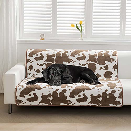 TongHa Rechteckiges XL-Hundebett, weicher Plüsch, bequem, kuscheliger Teppich für Haustiere, rutschfest, Premium-Plüsch-Matratzenkissen, waschbar von TongHa