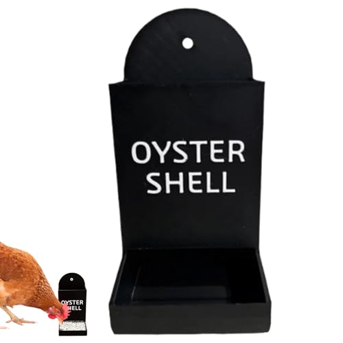 Hühnergrit Spender Feeder Ente Huhn Grit Feeder Trinker 3D Druck Kreative Ornamente Wetterfest Outdoor Hühnerstall Trog Zubehör Für Hof & Farm von Tongfer