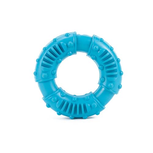 Tonone Gummi-Zähneknirschen-Donut für Hunde, Gummi-Zähneknirschen-Spielzeug für Hunde, Interaktiv, Robust, rutschfest, Sicher für den Außenbereich,Blau Tonone Gummi-Zähneknirschen-Donut für Hunde, Gummi-Zähneknirschen-Spielzeug für Hunde, Interaktiv, Robust, rutschfest, Sicher für den Außenbereich,Blau von Tonone