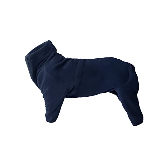 Haustier Hundekleidung Weste Jacke Winter warmer Fleece-Hundemantel für kaltes Wetter, gemütliche Welpenjacken, Schnallen, Schildkrötenkragen, Welpenhemden, Kleidung für kleine, Hunde (F, XXL) von Tonsee Accessoire