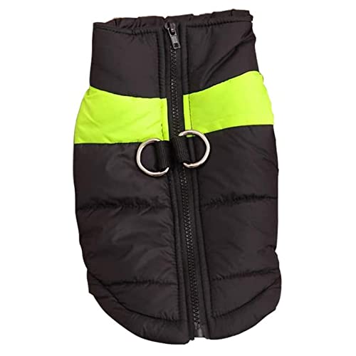 Haustier Winter Warmer Mantel mit Geschirr Warme Hundekleidung Winter Hund Warme Baumwollweste Leichte Kleidung Rückenreißverschluss Haustier Outdoor Kostüm Hundejacke Reißverschluss (Green, XXXXL) Haustier Winter Warmer Mantel mit Geschirr Warme Hundekleidung Winter Hund Warme Baumwollweste Leichte Kleidung Rückenreißverschluss Haustier Outdoor Kostüm Hundejacke Reißverschluss (Green, XXXXL) von Tonsee Accessoire