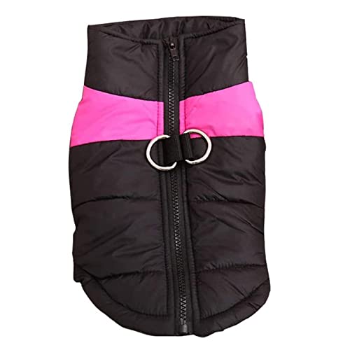 Haustier Winter Warmer Mantel mit Geschirr Warme Hundekleidung Winter Hund Warme Baumwollweste Leichte Kleidung Rückenreißverschluss Haustier Outdoor Kostüm Hundejacke Reißverschluss (Hot Pink, XXXXL) Haustier Winter Warmer Mantel mit Geschirr Warme Hundekleidung Winter Hund Warme Baumwollweste Leichte Kleidung Rückenreißverschluss Haustier Outdoor Kostüm Hundejacke Reißverschluss (Hot Pink, XXXXL) von Tonsee Accessoire