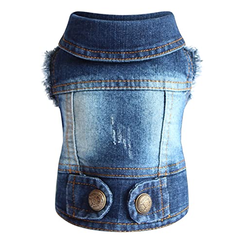 Hund Denim Weste Jacke Hunde für kleine Jeanshemden, Frühlingsmode, Jacke, Kleidung, atmungsaktiv, coole Katzenweste, Hundehaustierkleidung Chihuahua-Hundekleidung Für Mädchen Mit Kleinen Hunden Hund Denim Weste Jacke Hunde für kleine Jeanshemden, Frühlingsmode, Jacke, Kleidung, atmungsaktiv, coole Katzenweste, Hundehaustierkleidung Chihuahua-Hundekleidung Für Mädchen Mit Kleinen Hunden von Tonsee Accessoire