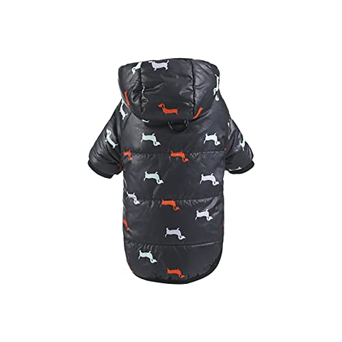 Hundepullover Hundemantel Fleece Hunde Herbst und Winter Teddy verdickte Baumwollkleidung Haustierkleidung kleine und mittelgroße Hundekleidung Hundebaumwollkleidung Hundewinterjacken (B, S) von Tonsee Accessoire
