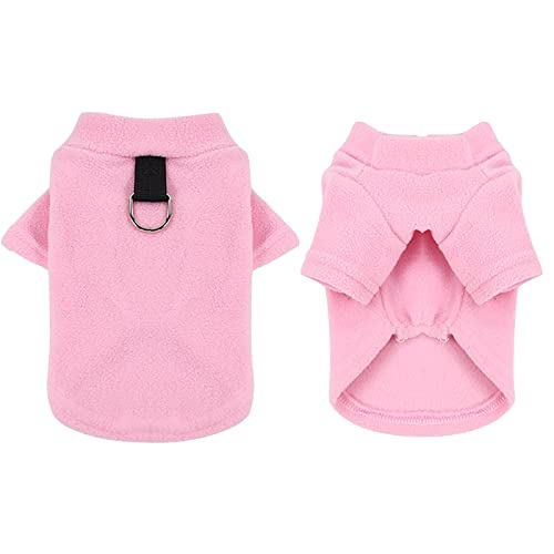 Tonsee Accessoire Haustier Hundemantel Winterjacken & Wintermäntel für Hunde Rocking Welvet D-Schnallen-Modelle können Zugseile im Herbst und Winter aufhängen, warme Hundemantel Handgemacht (Pink, S) Tonsee Accessoire Haustier Hundemantel Winterjacken & Wintermäntel für Hunde Rocking Welvet D-Schnallen-Modelle können Zugseile im Herbst und Winter aufhängen, warme Hundemantel Handgemacht (Pink, S) von Tonsee Accessoire