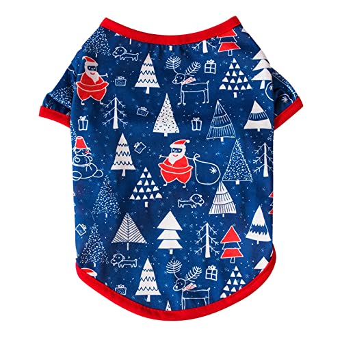 Tonsee Accessoire Hundepullover Sweater Haustier Hund Pullover Bedruckte Weihnachts-Teddy-Kleidung für Haustiere, Katzen, Hunde Hundebekleidung Softshell Tonsee Accessoire Hundepullover Sweater Haustier Hund Pullover Bedruckte Weihnachts-Teddy-Kleidung für Haustiere, Katzen, Hunde Hundebekleidung Softshell von Tonsee Accessoire