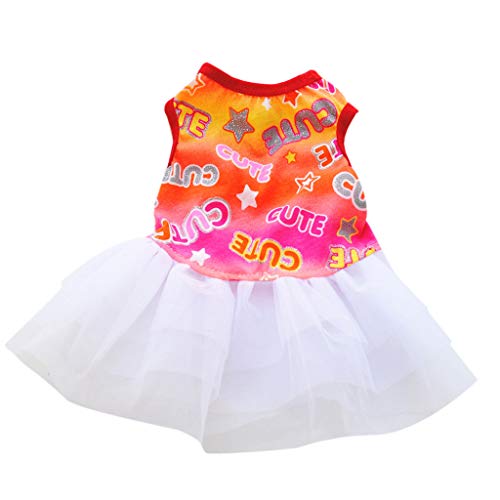 Tonsee Accessoire Prinzessin Spitze Kleid für Hunde Hundekleidung Haustierkleid Kleid Druck Brief Katze Sommer Atmungsaktiver Hund Haustierrock Sommerliche Hundekleidung Für Kleine Hunde Mädchen Tonsee Accessoire Prinzessin Spitze Kleid für Hunde Hundekleidung Haustierkleid Kleid Druck Brief Katze Sommer Atmungsaktiver Hund Haustierrock Sommerliche Hundekleidung Für Kleine Hunde Mädchen von Tonsee Accessoire