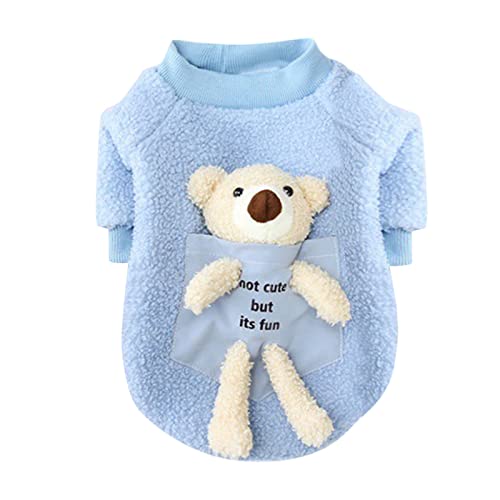 Tonsee Accessoire Sweaters Pullover Hundepullover Haustierkleidung Hundekleidung Herbst- und Winterkleidung New Teddy Small Dog Pet Clothes Winte Back Teddy Bear Sweater Hundemantel Geschirr Geeignet Tonsee Accessoire Sweaters Pullover Hundepullover Haustierkleidung Hundekleidung Herbst- und Winterkleidung New Teddy Small Dog Pet Clothes Winte Back Teddy Bear Sweater Hundemantel Geschirr Geeignet von Tonsee Accessoire