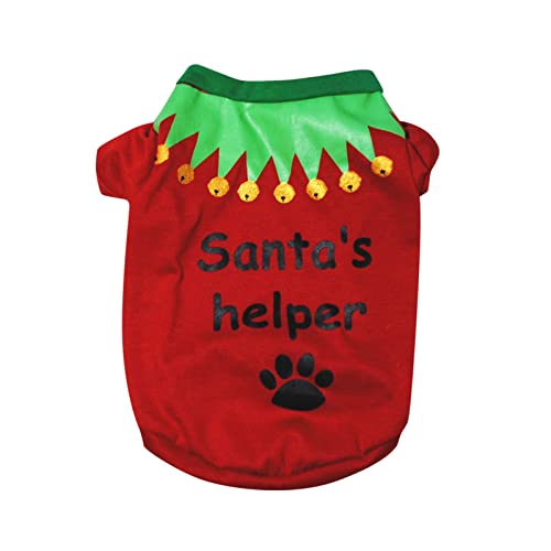 Tonsee Accessoire Weihnachten Hundebekleidung Hunde Weihnachts-Haustier-Karikatur-Druck-Pullover-T-Shirt, niedliches Frühlings-Herbst-Karikatur-Druck-Hundehemden, weiches Hundepullover Geschirr Tonsee Accessoire Weihnachten Hundebekleidung Hunde Weihnachts-Haustier-Karikatur-Druck-Pullover-T-Shirt, niedliches Frühlings-Herbst-Karikatur-Druck-Hundehemden, weiches Hundepullover Geschirr von Tonsee Accessoire