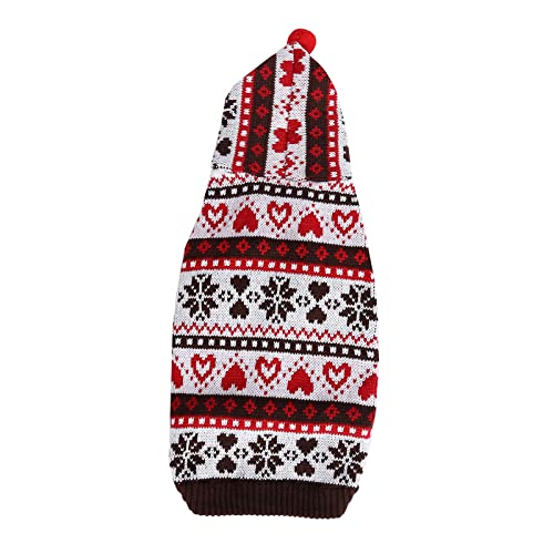 Tonsee Accessoire Weihnachtspullover Hund Hundeweihnachtspullover für Hunde, lustige Katzenkleidung, Hundekleider für kleine Hunde und Katzen Selbstgestrickte Hundepullover von Tonsee Accessoire