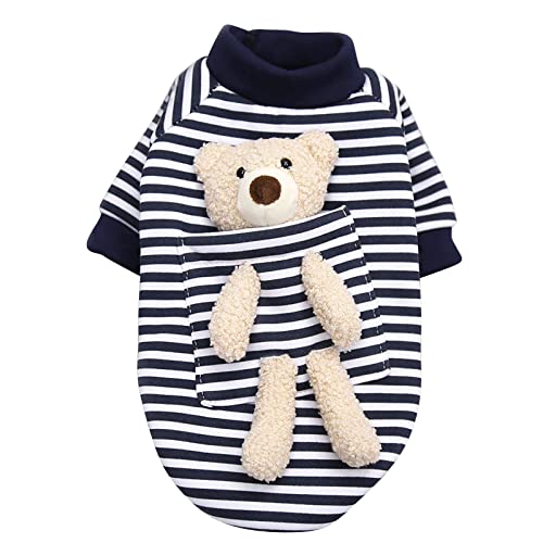 Tonsee Accessoire Winter Warmer Taschenbär Hunde und Katzen Wachkleidung Herbst und Winter Plus Fleece Kleine Hunde Warme Haustierkleidung Hundemantel Gestrickt Tonsee Accessoire Winter Warmer Taschenbär Hunde und Katzen Wachkleidung Herbst und Winter Plus Fleece Kleine Hunde Warme Haustierkleidung Hundemantel Gestrickt von Tonsee Accessoire