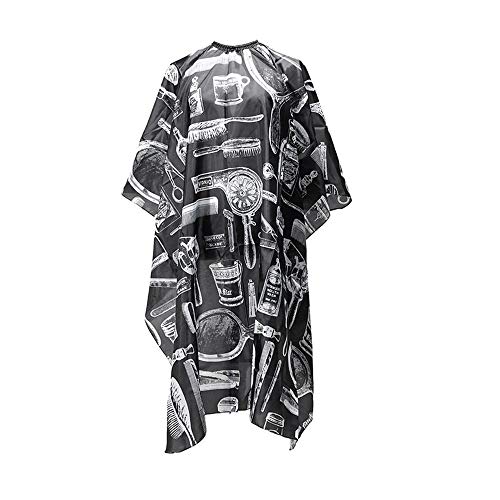 Tonsee Friseurumhänge Friseursalon Haarschneideumhang wasserdichte Cape für Haarschnitt Friseur Schürze Tuch Werkzeug 120x150cm von Tonsee Accessoire