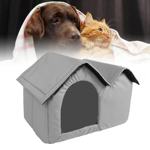 Sommer Kühlhaus Katze Kühlhaus Kühlung Oxford Katze Kühlbett Matten Haus Haustier Klimaanlage Haus Sommer Haustier Kühlhaus für Katze Hund (Groß: 20 cm) von Tonysa