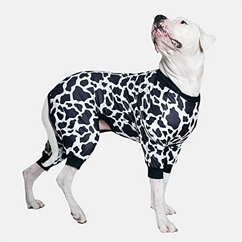 Tooth & Honey Pitbull Pyjama/Big Dog Full Bully Covered PJS/Large Breed Doggie Pullover Body (Medium) von Tooth & Honey