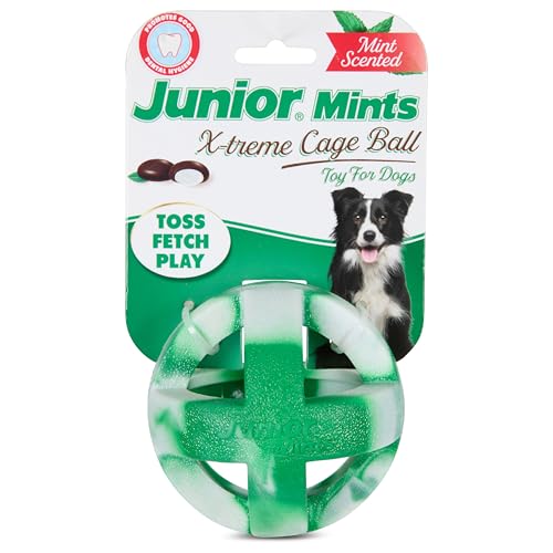 Candy Themed Marble Cage Ball Dog Toys - Heavy Duty Chew Balls for Dogs - Scented Rubber Textured for Dental Wellness - Dubble Bubble, DOTS, Blow Pop, Junior Mints Candy Themed Marble Cage Ball Dog Toys - Heavy Duty Chew Balls for Dogs - Scented Rubber Textured for Dental Wellness - Dubble Bubble, DOTS, Blow Pop, Junior Mints von Tootsie Roll