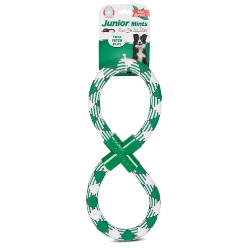 Tootsie Roll Tootsie Seilspielzeug für Hunde - Langlebiges Seil Hundespielzeug für aggressive Kauer - Figur 8 und XL Ringformen - Zahnseide Kauspielzeug für große Hunde - Blow Pop, Dots, Razzles von Tootsie Roll