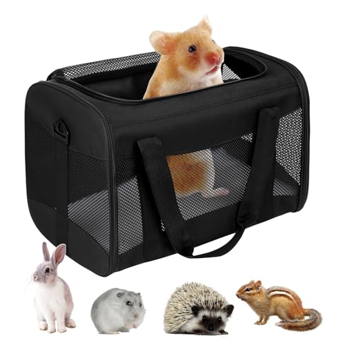 Tragetasche für Katzen, von Fluggesellschaften zugelassen, tragbare und atmungsaktive Haustier-Tragetasche, abnehmbares Fleece-Pad, zusammenklappbare Katzentragetasche für mittelgroße Katzen, kleine Tragetasche für Katzen, von Fluggesellschaften zugelassen, tragbare und atmungsaktive Haustier-Tragetasche, abnehmbares Fleece-Pad, zusammenklappbare Katzentragetasche für mittelgroße Katzen, kleine von Top tasta