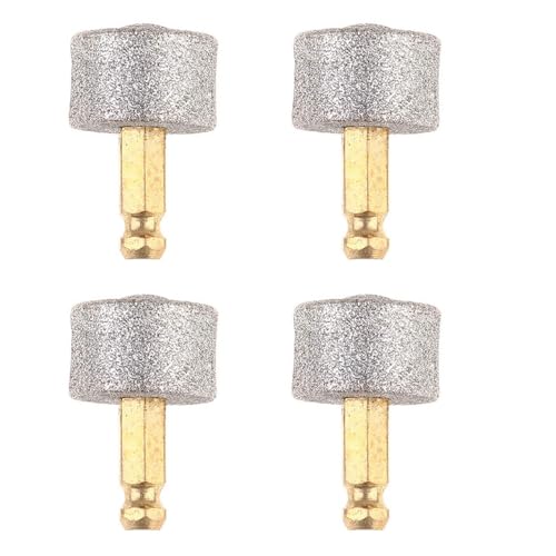 TopHomer 4 Stück Nagelschleiferersatz, Pet Nagel Mühle Politur Wheel Head Professionelle Ersatzschleifenkopf für Zehennagelpfoten Electric Claw Trimmer Nagel Glättungswerkzeug zum Pflegewerkzeug von TopHomer