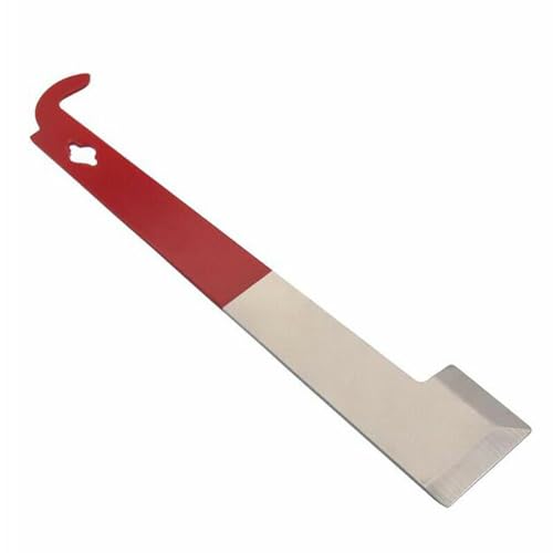 TopHomer Bienenstock-Werkzeug, Edelstahl, Imkerausrüstung, 26,7 cm, J-Hakenschaber, Bienenrahmenheber für Imker TopHomer Bienenstock-Werkzeug, Edelstahl, Imkerausrüstung, 26,7 cm, J-Hakenschaber, Bienenrahmenheber für Imker von TopHomer