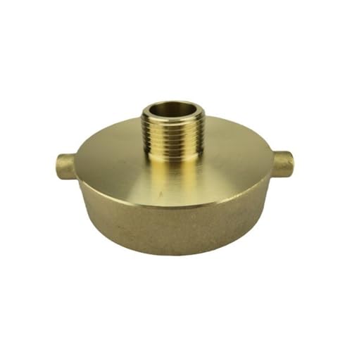 TopHomer Messing-Hydrantenschlauchadapter, 2-1/2 Zoll NST-Buchse x 3/4 Zoll GHT-Stecker zum Anschluss von Feuerwehrschläuchen, Gartenwasserleitungen TopHomer Messing-Hydrantenschlauchadapter, 2-1/2 Zoll NST-Buchse x 3/4 Zoll GHT-Stecker zum Anschluss von Feuerwehrschläuchen, Gartenwasserleitungen von TopHomer