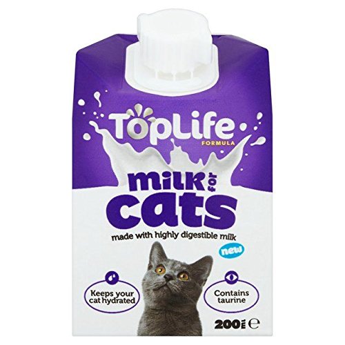 Toplife Laktose Für Katzen Kühe Milch Reduziert 200Ml (Packung mit 6) von TopLife