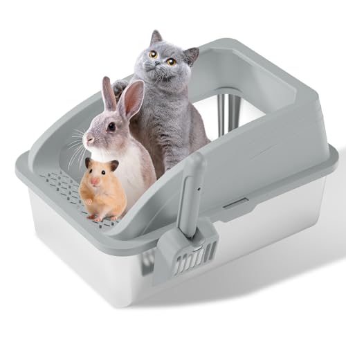 Extra große Katzentoilette für Großkatze, hellgrau SL08-2 von TopOpen